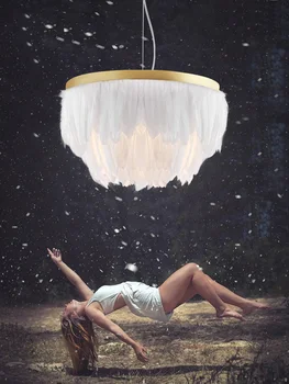 Fashion Feather Hanging Lamp LED Pendant Light Fixtures Bedroom Lamps Living Room Luminaire Suspendu Home Lighting Fixtures
Fashion Feather Hanging Lamp LED Pendant Light Fixtures Bedroom Lamps Living Room Luminaire Suspendu Home Lighting Fixtures