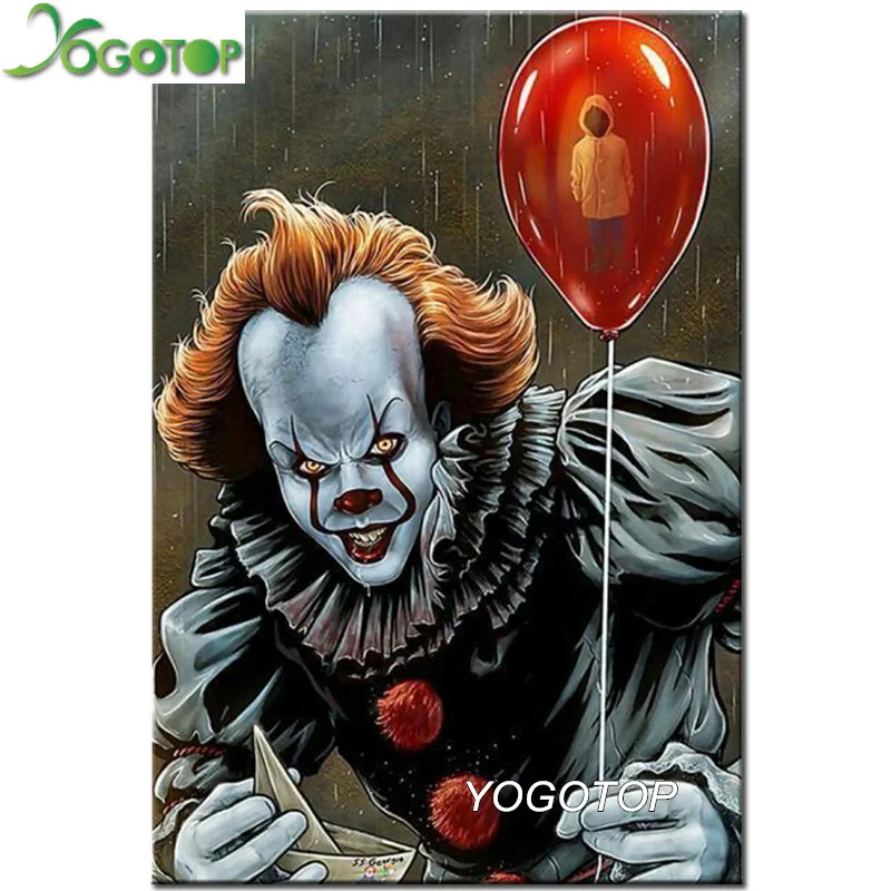 YOGOTOP 5D DIY Diamond Painting Horror clown skull Art Square Embroidery Full display DIY Picture Of Rhinestone Decor Home QA671
YOGOTOP 5D DIY Diamond Painting Horror clown skull Art Square Embroidery Full display DIY Picture Of Rhinestone Decor Home QA671