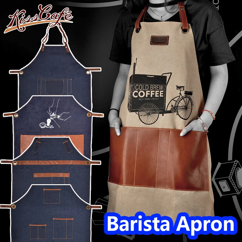 Barista Apron Coffee Cooking Kitchen Apron Chef Waiter Cafe Shop BBQ Hairdresser Aprons Gift Bibs Wholesale Coffee Accessories
Barista Apron Coffee Cooking Kitchen Apron Chef Waiter Cafe Shop BBQ Hairdresser Aprons Gift Bibs Wholesale Coffee Accessories