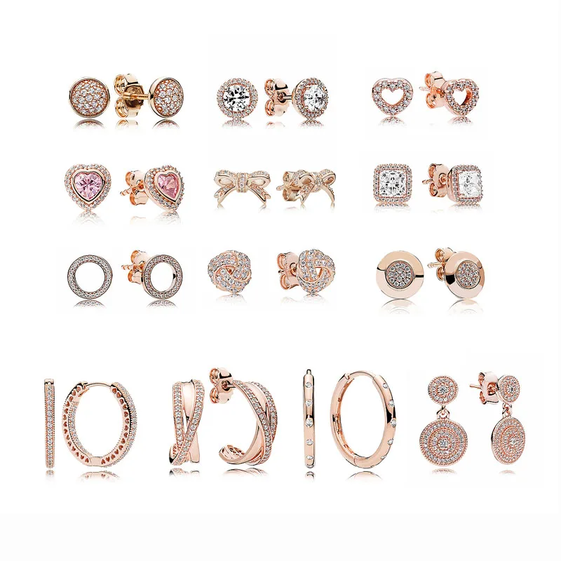 13 Styles Rose Droplets Love Heart Stud Earring 925 Sterling Silver Earrings For Women Wedding Party Gift Europe Jewelry
13 Styles Rose Droplets Love Heart Stud Earring 925 Sterling Silver Earrings For Women Wedding Party Gift Europe Jewelry