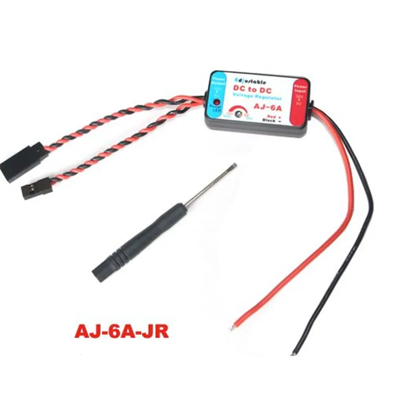 12V 6A Adjustable DC to DC Voltage Regulator JR Connector UBEC AJ-6A-JR for FPV Drone
12V 6A Adjustable DC to DC Voltage Regulator JR Connector UBEC AJ-6A-JR for FPV Drone