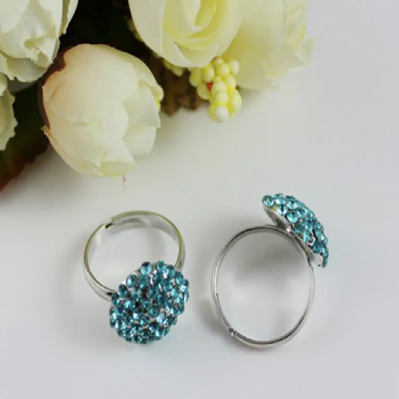 Adjustable Crystal Ball Rings For Women Multicolor Full Rhinestone Rings Engagement Party Female Wedding Jewelry Nail Rings NEW
Adjustable Crystal Ball Rings For Women Multicolor Full Rhinestone Rings Engagement Party Female Wedding Jewelry Nail Rings NEW