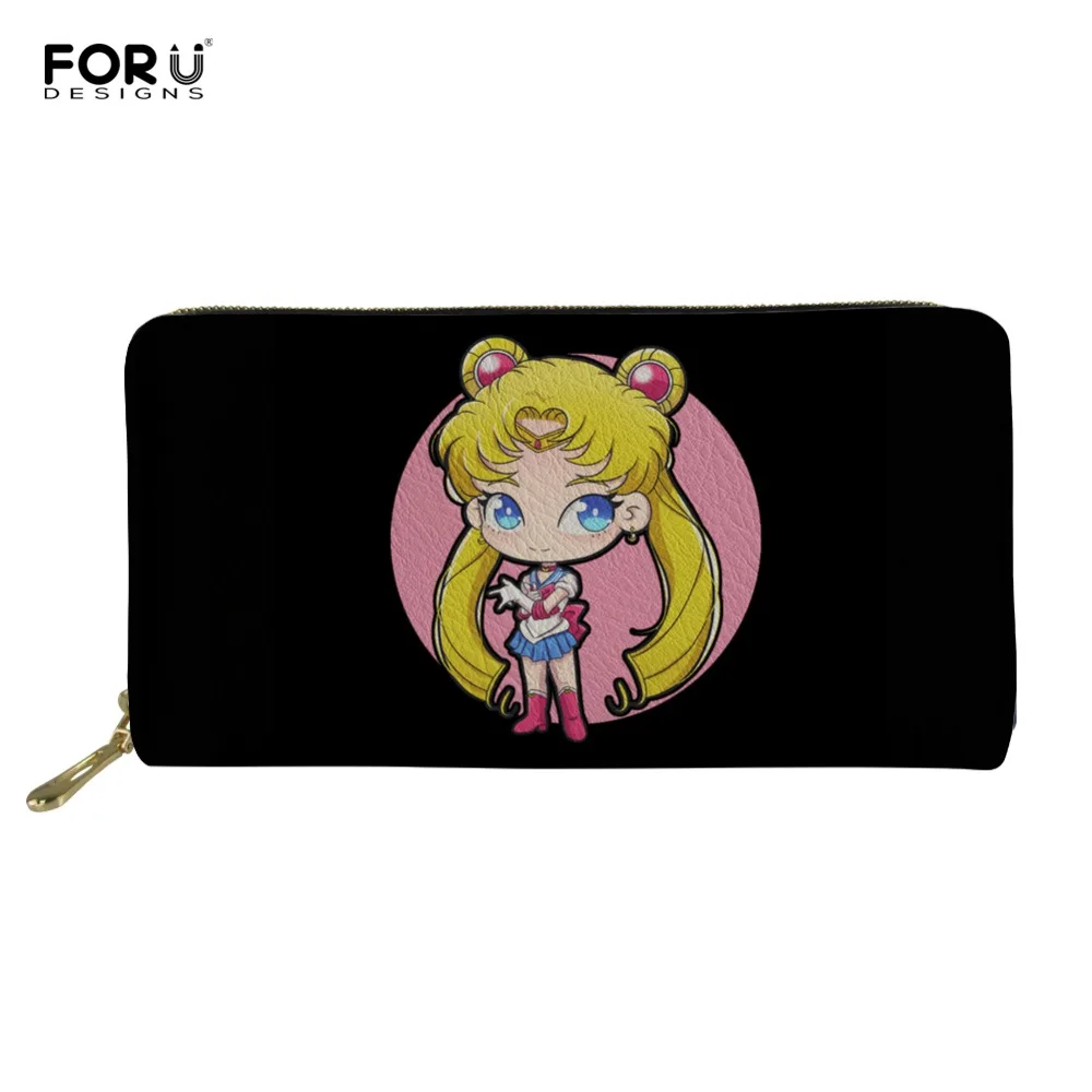 FORUDESIGNS Kawaii Sailor Moon Prints Leather Long Wallet Women Japanese Fashion Lady Coin Purse Lovely Female Handbag Clutch
FORUDESIGNS Kawaii Sailor Moon Prints Leather Long Wallet Women Japanese Fashion Lady Coin Purse Lovely Female Handbag Clutch