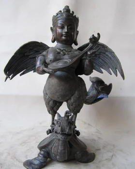 fast shipping USPS to USA S2618 China Folk fane pure bronze Copper lute Lei Gong Ride on tortoise Buddha Statue
fast shipping USPS to USA S2618 China Folk fane pure bronze Copper lute Lei Gong Ride on tortoise Buddha Statue