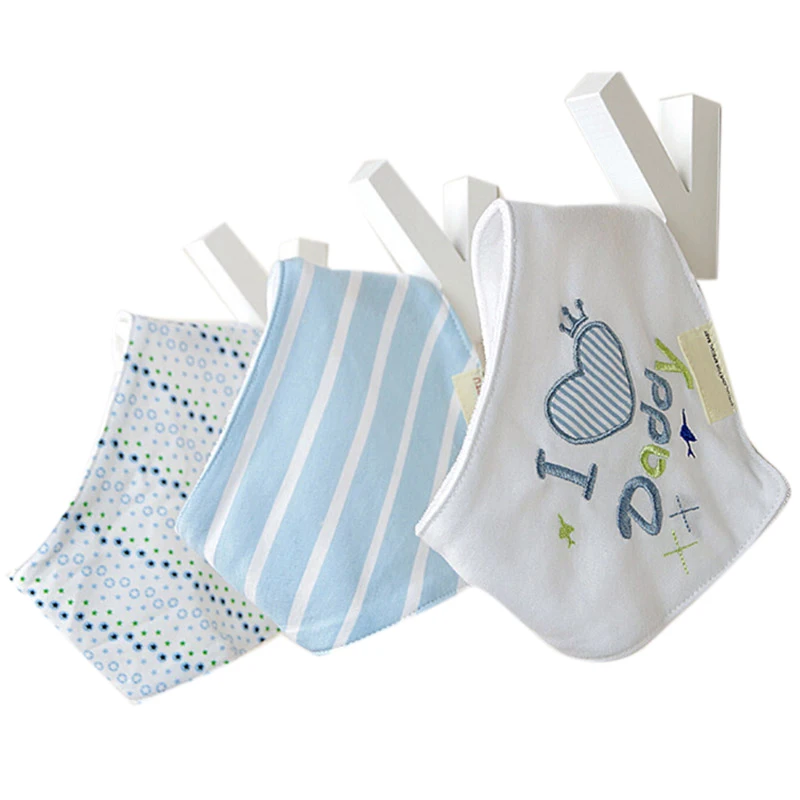 3Pcs/Lot Baby Bibs Infant Bandana Baberos Bebes Kids Scarf Triangular Double Layers Towel Cartoon Patters Dribble Bibs T0305
3Pcs/Lot Baby Bibs Infant Bandana Baberos Bebes Kids Scarf Triangular Double Layers Towel Cartoon Patters Dribble Bibs T0305