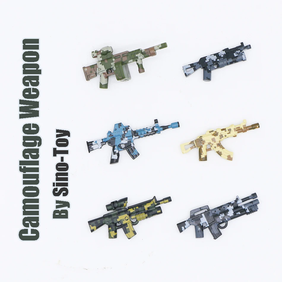 Guns Weapon Pack Building Blocks SWAT Police Equipment Army Series Soldier Accessories Parts MOC Bricks Toys Legoed Military WW2
Guns Weapon Pack Building Blocks SWAT Police Equipment Army Series Soldier Accessories Parts MOC Bricks Toys Legoed Military WW2