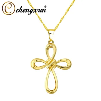 CHENGXUN Cross Necklace Women Men Fashion Jewelry Cupper Hot Popular Crucifix Jesus Cross Pendants Jewelry Religious Accessories
CHENGXUN Cross Necklace Women Men Fashion Jewelry Cupper Hot Popular Crucifix Jesus Cross Pendants Jewelry Religious Accessories