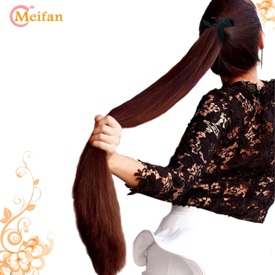 MEIFAN 5 Sizes Long Straight Ribbon Drawstring Ponytails Clip in on Ponytail Hair Extensions Synthetic Hair Pieces Accessories
MEIFAN 5 Sizes Long Straight Ribbon Drawstring Ponytails Clip in on Ponytail Hair Extensions Synthetic Hair Pieces Accessories