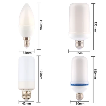 E14 E27 LED lamp 220v smart LED light bulb E27 E14 Flame Bulb Smart light 85-265V lamp new style Flickering For Living Room Bar
E14 E27 LED lamp 220v smart LED light bulb E27 E14 Flame Bulb Smart light 85-265V lamp new style Flickering For Living Room Bar