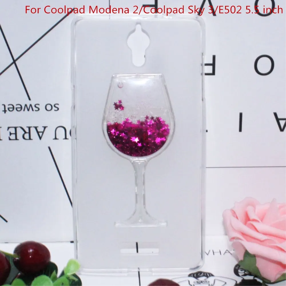 Soft Silicone Case Cover For Coolpad Modena 2/Coolpad Sky 3/E502 5.5"Quicksand Rhinestone Red Wine Glass Pattern Fundas Capa
Soft Silicone Case Cover For Coolpad Modena 2/Coolpad Sky 3/E502 5.5"Quicksand Rhinestone Red Wine Glass Pattern Fundas Capa
