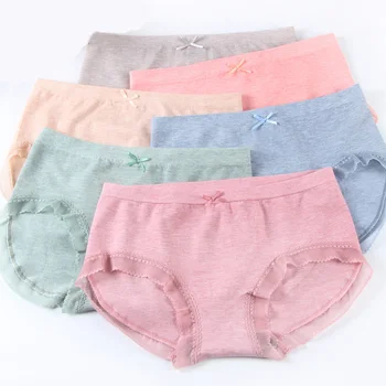(5pices/bag) Female mid-waist bielizna nice quality cotton underpanties 45-75kg weight ladies good elastic seamless underwears
(5pices/bag) Female mid-waist bielizna nice quality cotton underpanties 45-75kg weight ladies good elastic seamless underwears