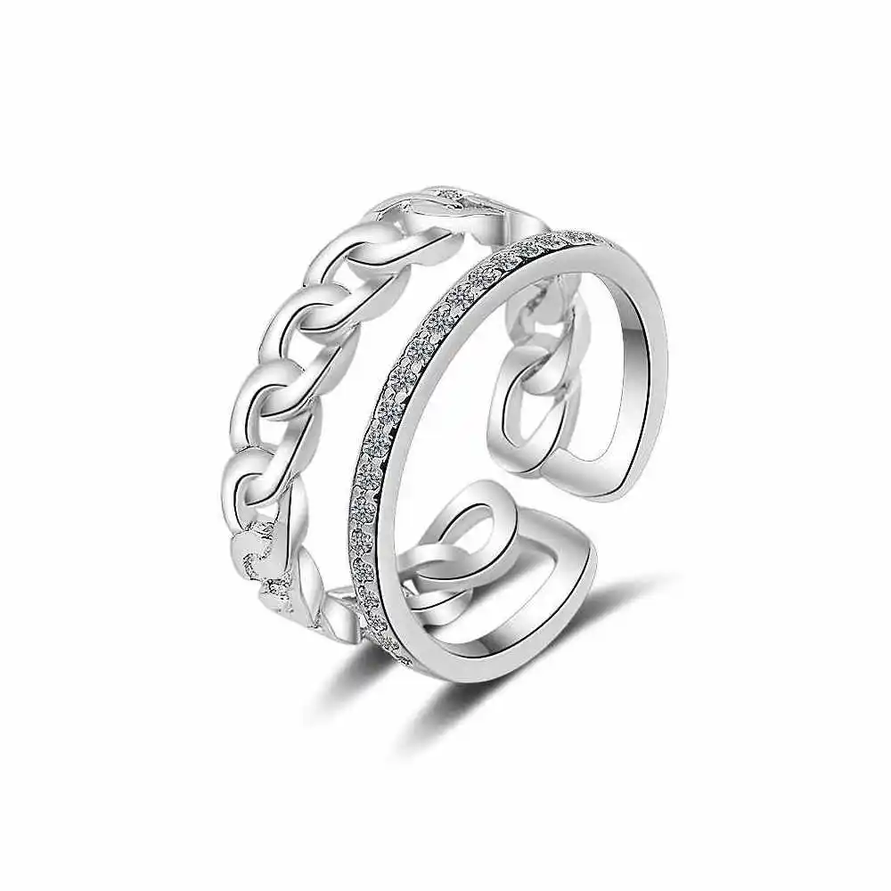 YAAMELI 925 Sterling Silver Opening Rings Latest Round Clear Cubic Zirconia Crystal For Women Wedding Party Jewelry Present
YAAMELI 925 Sterling Silver Opening Rings Latest Round Clear Cubic Zirconia Crystal For Women Wedding Party Jewelry Present