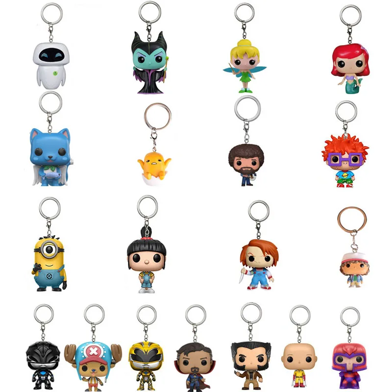 FUNKO POP maleficent Mermaid chucky CARL DUSTIN Pocket Pop Keychain PVC action Figure Collection Model toys for children gift
FUNKO POP maleficent Mermaid chucky CARL DUSTIN Pocket Pop Keychain PVC action Figure Collection Model toys for children gift