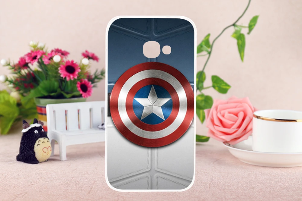 Ojeleye Mobile Phone Cases For Samsung Galaxy Xcover4 Cover Xcover 4 G390F SM-G390F Case Bumper TPU Captain America Bags