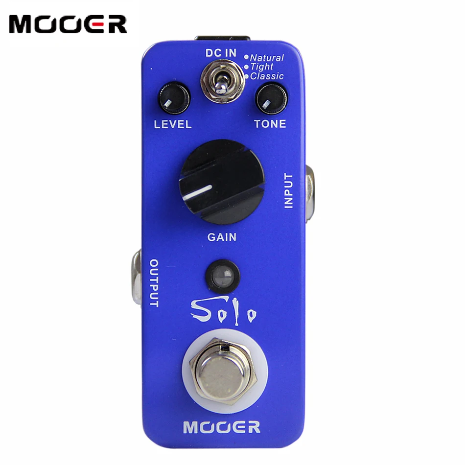 Педаль MOOER Micro Series педаль с эффектами соло искажения электрические гитарные