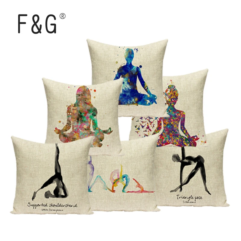Linen Cushion Cover Beauty Fitness Decorative Pillow Case Sofa Rock Chair Office Car Seat Accessories Home Textile Decor 45*45cm
Linen Cushion Cover Beauty Fitness Decorative Pillow Case Sofa Rock Chair Office Car Seat Accessories Home Textile Decor 45*45cm