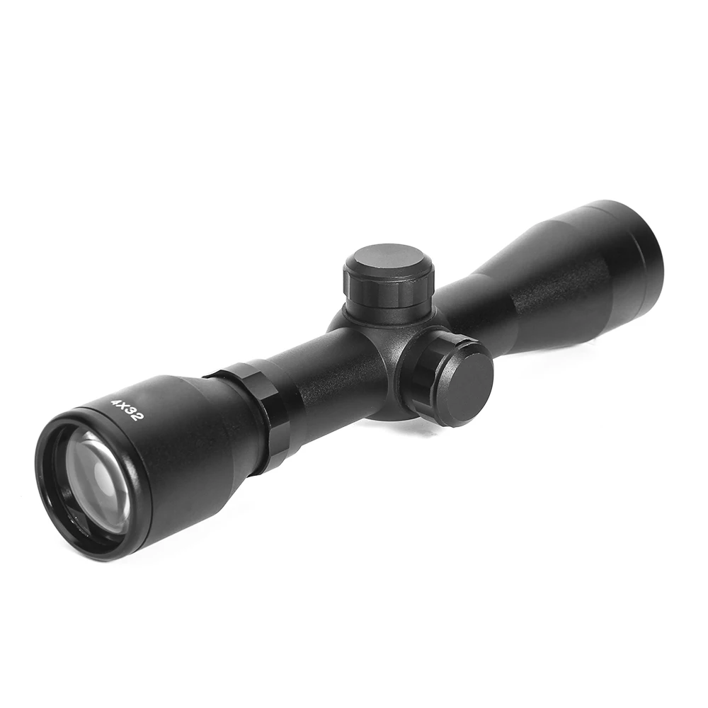 4x32 Compact Tratical Rifle Scope Fit 20mm Rail Mount For Outdoor Hunting Cross-Hair Reticle Mildot Rangefinder Riflescope
4x32 Compact Tratical Rifle Scope Fit 20mm Rail Mount For Outdoor Hunting Cross-Hair Reticle Mildot Rangefinder Riflescope