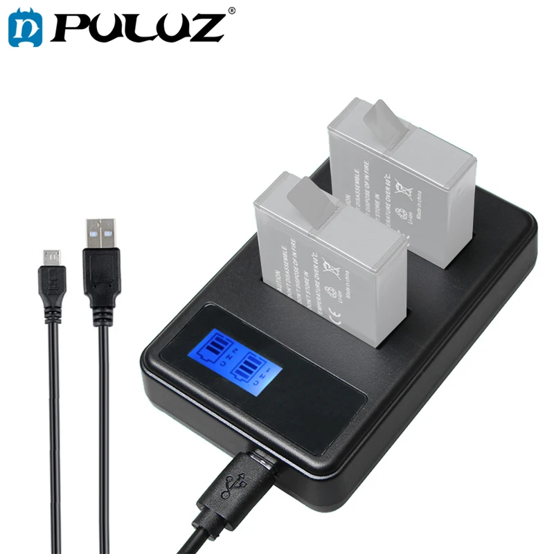 

PULUZ Battery Charger Set For GoPro HERO6/5 AHDBT-501 3-channel Battery Charger With Micro USB LED Indicator Light