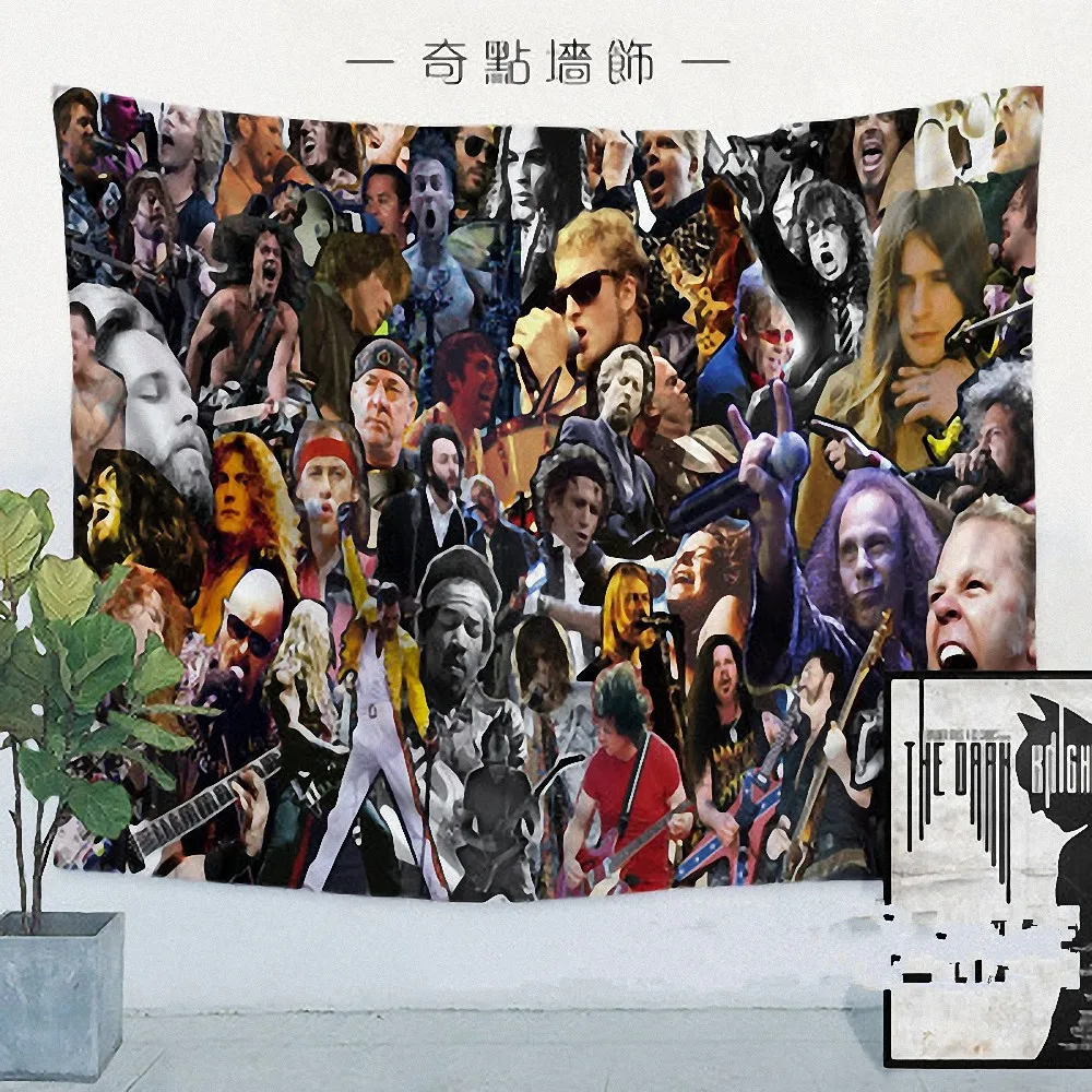 Rock Band Icon Banner Cloth Art Retro Poster Tapestry Wall Hanging Painting Bar Cafe Bedroom Background Decor Cloth
Rock Band Icon Banner Cloth Art Retro Poster Tapestry Wall Hanging Painting Bar Cafe Bedroom Background Decor Cloth