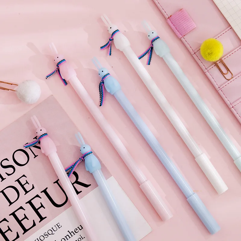 2 Pcs Cute Gel Pen Kawaii Ribbon Rabbit 0.38mm Black Ink Pen School Office Signature Neutral Pens Stationery Supplies
2 Pcs Cute Gel Pen Kawaii Ribbon Rabbit 0.38mm Black Ink Pen School Office Signature Neutral Pens Stationery Supplies