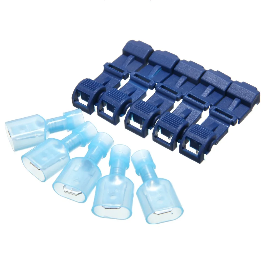 220Pcs/set 11mm 35mm Mixed Color T-Tap Quick Splice Electrical Wire Crimp Terminal Connector Kit Red/Blue/Yellow
220Pcs/set 11mm 35mm Mixed Color T-Tap Quick Splice Electrical Wire Crimp Terminal Connector Kit Red/Blue/Yellow