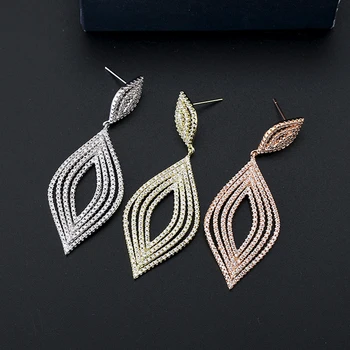 Elegant Leaves Shape Drop Earrings Luxury AAA+ Zirconia Earings For Women Fashion Bride Earrings XIUMEIYIZU New Arrivals
Elegant Leaves Shape Drop Earrings Luxury AAA+ Zirconia Earings For Women Fashion Bride Earrings XIUMEIYIZU New Arrivals