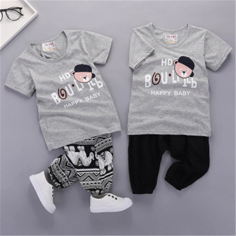 Boys Cotton Casual Clothes Sets Kids Short Sleelve Outfits Children Loose Shirts Pants 2Pcs Baby Sport Clothing Set D0007
Boys Cotton Casual Clothes Sets Kids Short Sleelve Outfits Children Loose Shirts Pants 2Pcs Baby Sport Clothing Set D0007