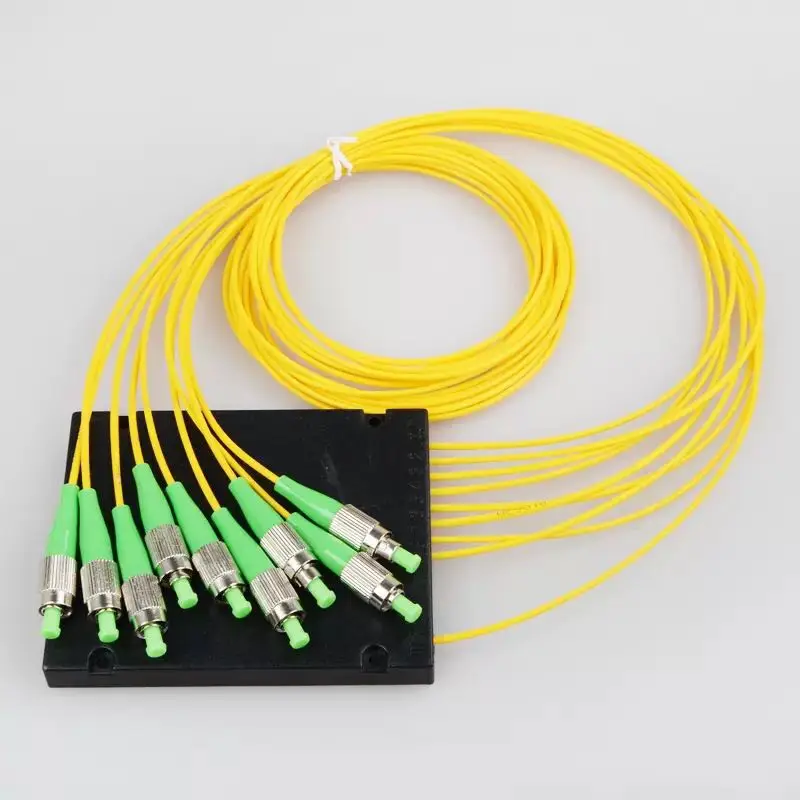 ABS FC APC 1x8 1M 2.0MM PLC optical splitter 1x8 ABS Box FTTH FC APC PLC Splitter
ABS FC APC 1x8 1M 2.0MM PLC optical splitter 1x8 ABS Box FTTH FC APC PLC Splitter