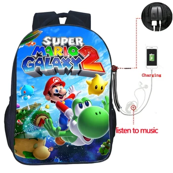 Students Boys Girls Super Mario Rucksack Beautiful USB Charging Schoolbag Men Women Daily Backpack Fashion Laptop knapsack
Students Boys Girls Super Mario Rucksack Beautiful USB Charging Schoolbag Men Women Daily Backpack Fashion Laptop knapsack
