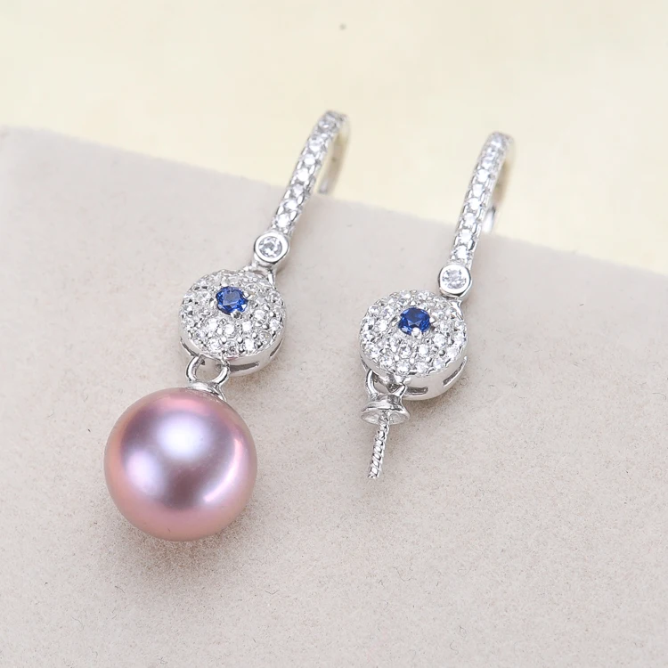 925 Silver Pearl Earrings Fashion Earrings Charm Lovely Earrings Setting Finding Jewelry Parts Fittings Women's Accessories
925 Silver Pearl Earrings Fashion Earrings Charm Lovely Earrings Setting Finding Jewelry Parts Fittings Women's Accessories