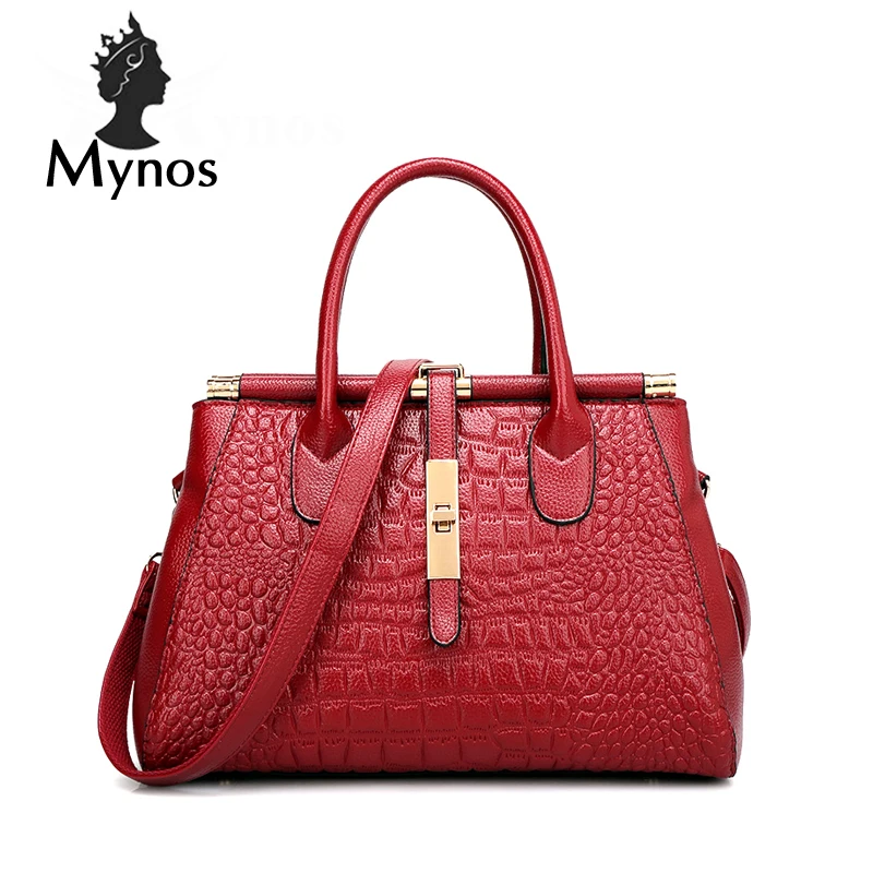 MYNOS Tote Bag European And American Style Alligator Bags Women Leather Handbags High Quality Top-Handle Bags Bolsos Sac A Main MYNOS Tote Bag European And American Style Alligator Bags Women Leather Handbags High Quality Top-Handle Bags Bolsos Sac A Main<br><br>Aliexpress