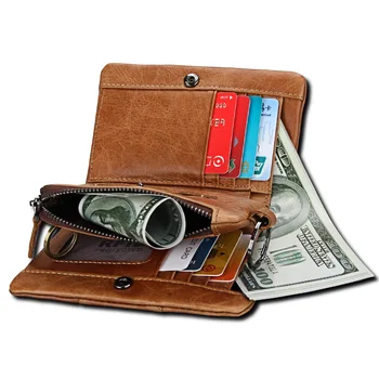 Father's Day gift RIFD anti-magnetic crazy horse leather retro men's wallet genuine leather casual short wallet
Father's Day gift RIFD anti-magnetic crazy horse leather retro men's wallet genuine leather casual short wallet