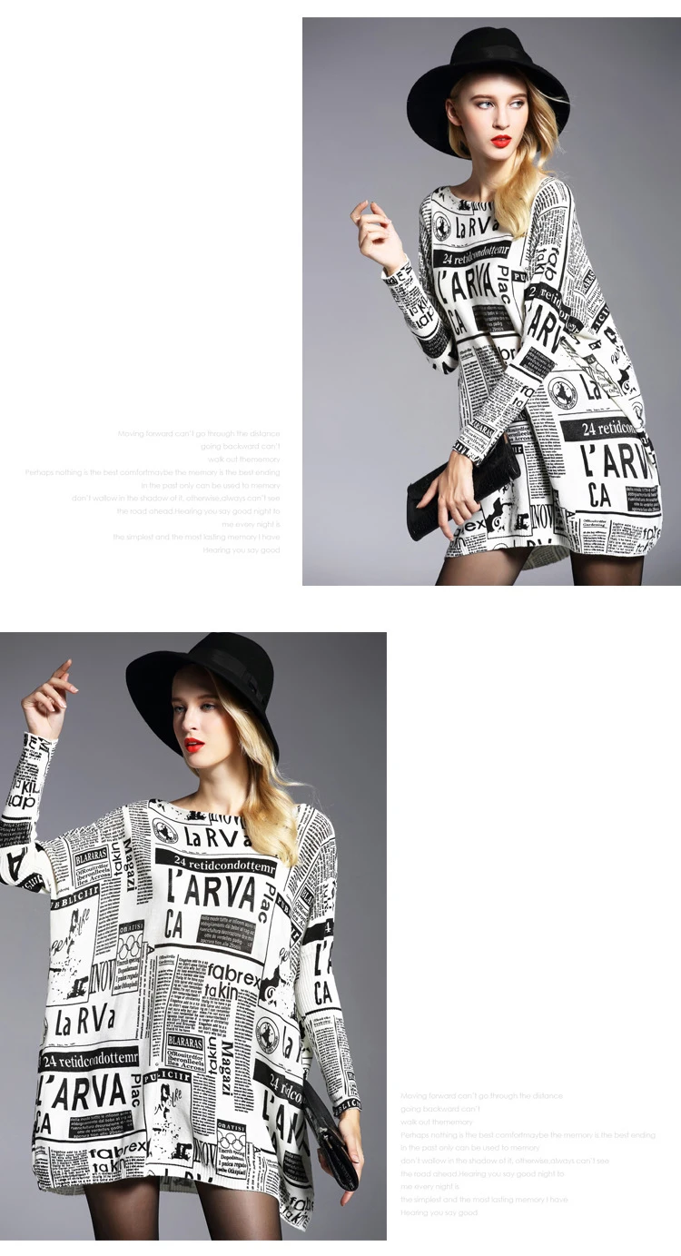 HCYO New Computer Knitted Spring Sweater Women Oversized Loose Sweater Woman Fashion Print Women Sweaters Slash Neck Pullovers (8)