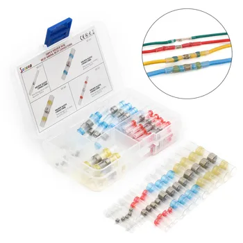 50pcs Heat Shrink Connectors Waterproof Soldering Terminal Solder Sleeve Tube Insulated Electrical Wire Connector 26-10 AWG
50pcs Heat Shrink Connectors Waterproof Soldering Terminal Solder Sleeve Tube Insulated Electrical Wire Connector 26-10 AWG