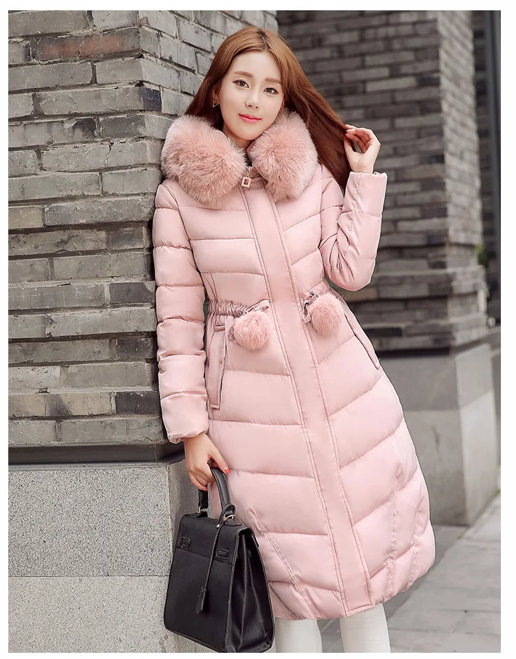 New brand women cotton down jackets women's winter coats black pink cotton-down super warm waterproof windproof slim long parkas
New brand women cotton down jackets women's winter coats black pink cotton-down super warm waterproof windproof slim long parkas