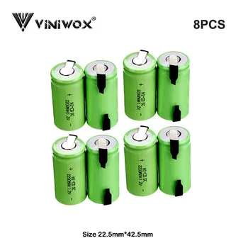 SC 2200mAh Ni-CD 1.2V Rechargeable Battery Cell Power Tool Battery Subc Cells For Makita Bosch Hitachi Robot Cleaner
SC 2200mAh Ni-CD 1.2V Rechargeable Battery Cell Power Tool Battery Subc Cells For Makita Bosch Hitachi Robot Cleaner