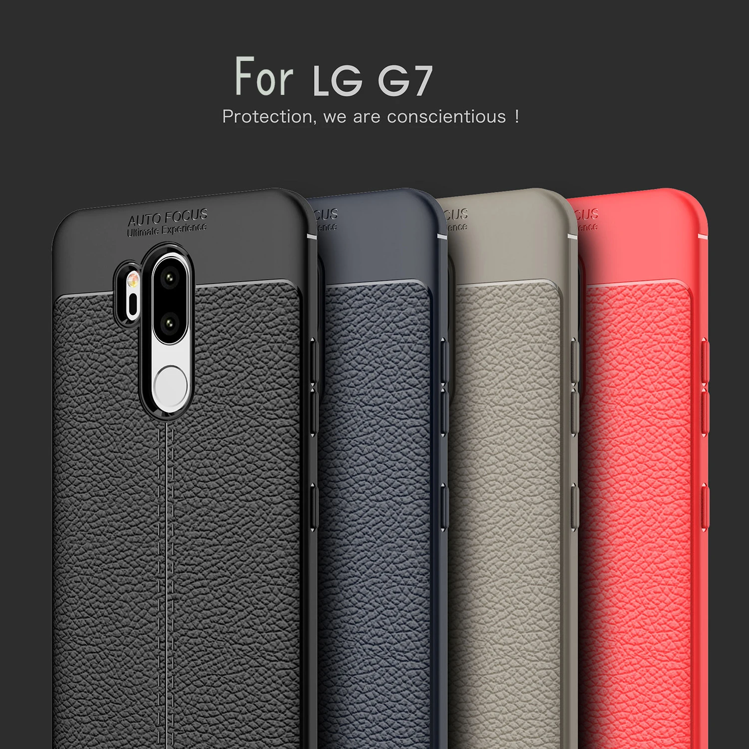 For LG G7 Case Luxury Leather texture Soft Silicone Protective back cover case for LG G7ThinQ full cover phone shell housing
For LG G7 Case Luxury Leather texture Soft Silicone Protective back cover case for LG G7ThinQ full cover phone shell housing