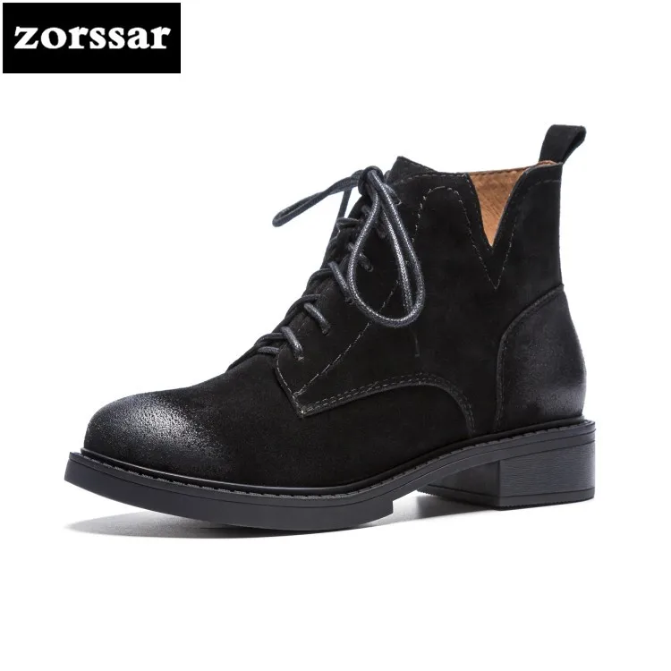 {Zorssar} 2019 New suede flat ankle Chelsea boots Genuine Leather women Martin boots Winter Warm fur womens shoes botas mujer
{Zorssar} 2019 New suede flat ankle Chelsea boots Genuine Leather women Martin boots Winter Warm fur womens shoes botas mujer