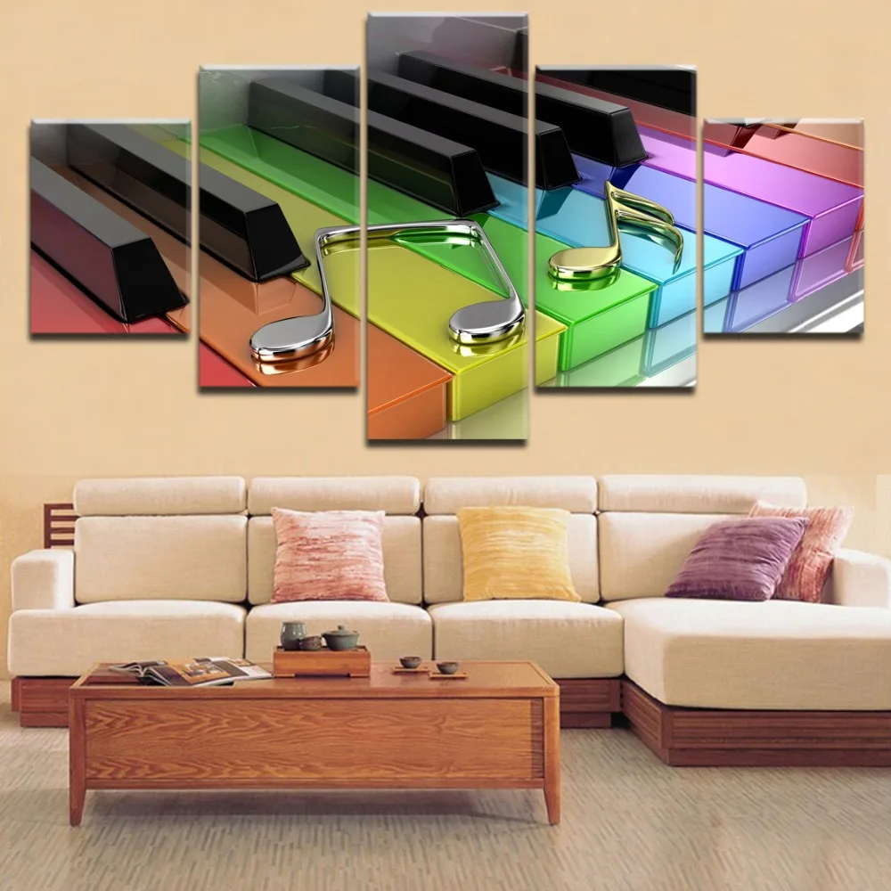 Frame 5 Piece Canvas Art HD Printing Seven Colored Steel Keys And Musical Note Poster Modular Home Decor Living Room Or Bedroom
Frame 5 Piece Canvas Art HD Printing Seven Colored Steel Keys And Musical Note Poster Modular Home Decor Living Room Or Bedroom