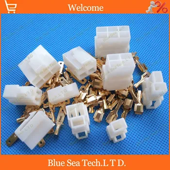 6.3mm 1&2&3&4&6&9 Way/pin Electrical Connector Kits(1/2/3/4/6/9 Pin) for Motorcycle Car ect.
6.3mm 1&2&3&4&6&9 Way/pin Electrical Connector Kits(1/2/3/4/6/9 Pin) for Motorcycle Car ect.