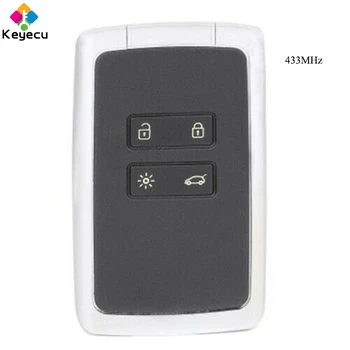 KEYECU Replacement Remote Control Car Key With 4 Button & 433MHz - FOB for Renault Espace 5, Megane 4, Talisman 2016 17 18 2019
KEYECU Replacement Remote Control Car Key With 4 Button & 433MHz - FOB for Renault Espace 5, Megane 4, Talisman 2016 17 18 2019
