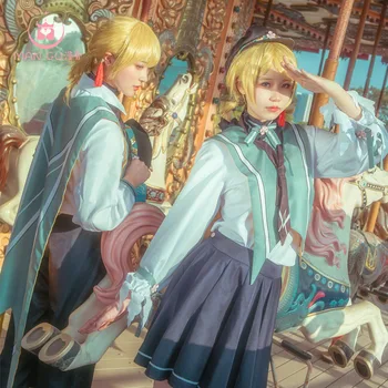 Hot Anime Vocaloid Kagamine Rin Miku Eldre Sister Cosplay Costume Uniform Skirt Full Set Role Play Clothing
Hot Anime Vocaloid Kagamine Rin Miku Eldre Sister Cosplay Costume Uniform Skirt Full Set Role Play Clothing