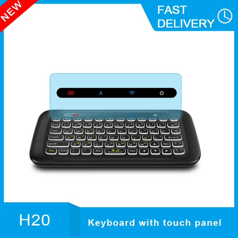 H20 Mini Wireless Keyboard Backlight Touchpad Air mouse IR Leaning Remote control For Andorid BOX Smart TV Windows PK H18 Plus
H20 Mini Wireless Keyboard Backlight Touchpad Air mouse IR Leaning Remote control For Andorid BOX Smart TV Windows PK H18 Plus
