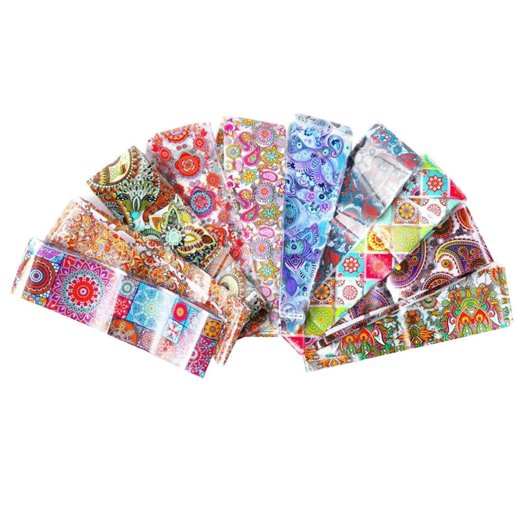 10 Sheets Nail Art Stickers Set Self Adhesive DIY Making for Woman and Kids Girls, Bohemian Style, Beauty Designs
10 Sheets Nail Art Stickers Set Self Adhesive DIY Making for Woman and Kids Girls, Bohemian Style, Beauty Designs
