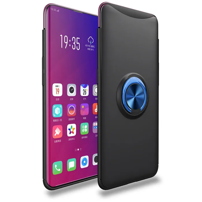 Металлическое кольцо кронштейн чехол для OPPO Найти X Автомобильный держатель