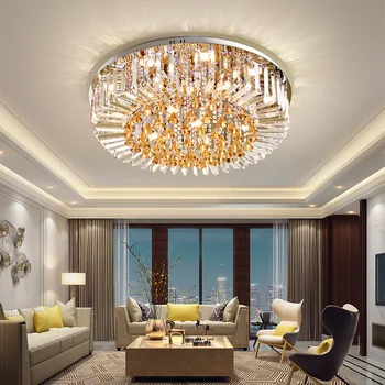 Modern Crystal Ceiling Light LED Lamps Round Ceiling Lights Fixture Home Indoor Lighting Remote Control 3 White Colors Dimmable
Modern Crystal Ceiling Light LED Lamps Round Ceiling Lights Fixture Home Indoor Lighting Remote Control 3 White Colors Dimmable
