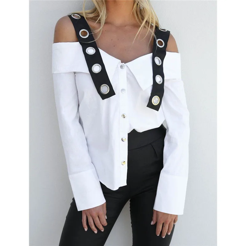 Drop shipping Sling Casual Long Sleeve Off Shoulder Shirt Women Ladies Loose Slim Fit Shirt Tops Women Blouse White
Drop shipping Sling Casual Long Sleeve Off Shoulder Shirt Women Ladies Loose Slim Fit Shirt Tops Women Blouse White