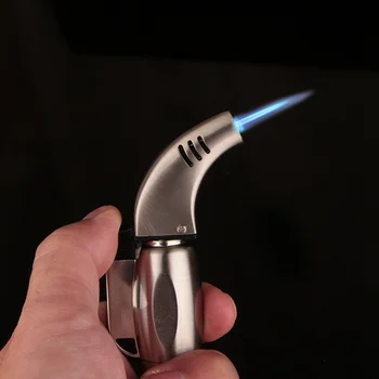Portable Outdoor Ignition Windproof Lighter Cigar Cigarette Lighter Metal Small Spray Gun Welding Gun Lighter Blue Flame
Portable Outdoor Ignition Windproof Lighter Cigar Cigarette Lighter Metal Small Spray Gun Welding Gun Lighter Blue Flame