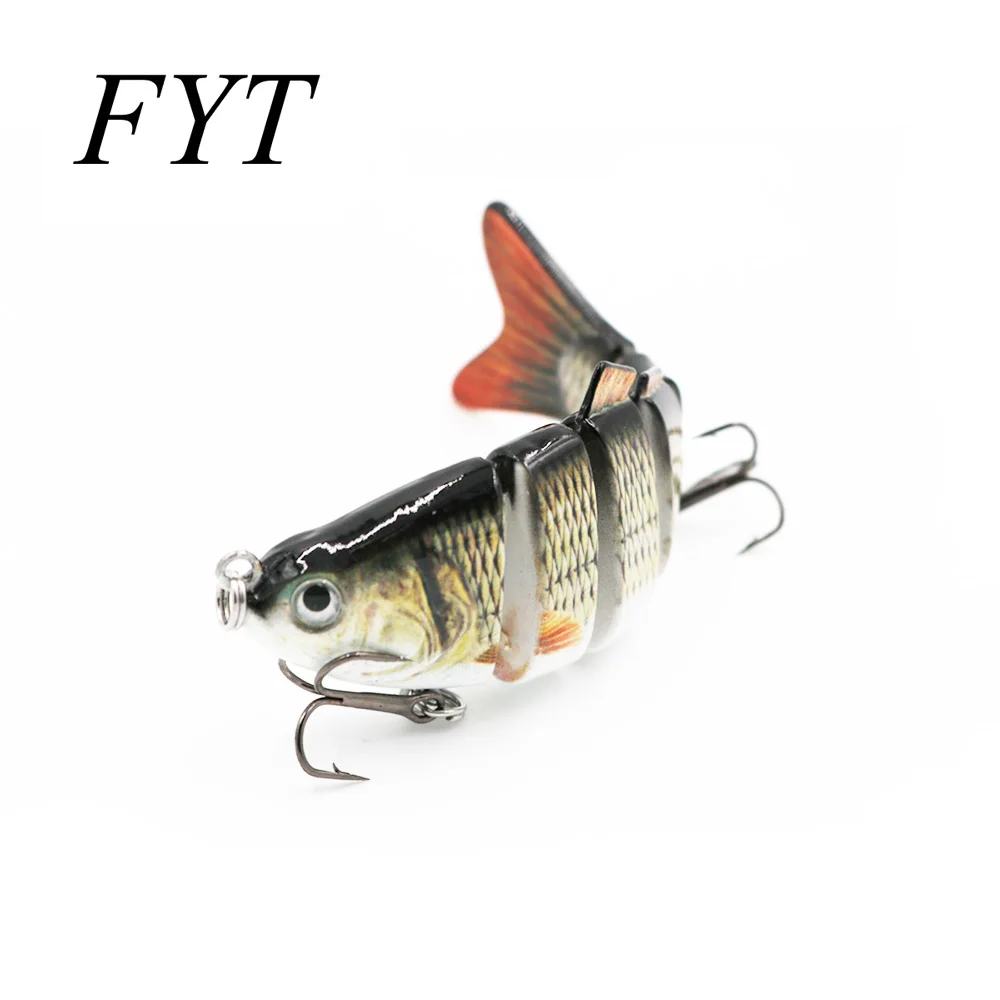 FYT 2Pcs/lot Lifelike Fishing Lure 6 Segment Swimbait Crankbait Hard Bait Slow 18g 10cm With 6# Fishing Hook Fishing Tackle 
FYT 2Pcs/lot Lifelike Fishing Lure 6 Segment Swimbait Crankbait Hard Bait Slow 18g 10cm With 6# Fishing Hook Fishing Tackle