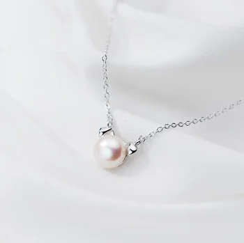 Simple Puppy Necklace 100% Real 925 Sterling Silver Pendants Necklaces Chain with Shell Pearl
Simple Puppy Necklace 100% Real 925 Sterling Silver Pendants Necklaces Chain with Shell Pearl